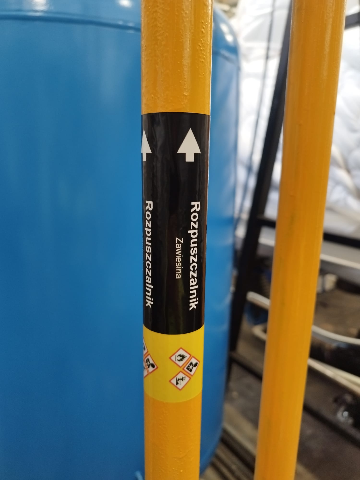 Pipeline label - Rozpuszczalnik